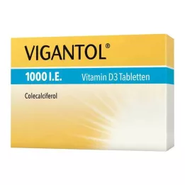 VIGANTOL 1.000 IE vitamin D3 tabletter, 50 stk