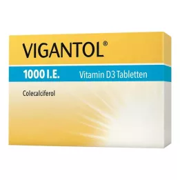 VIGANTOL 1.000 IE Vitamin D3 tabletter, 200 stk