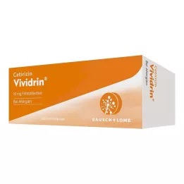 CETIRIZIN Vividrin 10 mg filmovertrukne tabletter, 100 stk