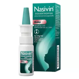 NASIVIN Doseringsdråbe uden Kons.Baby, 5 ml