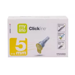 MYLIFE Clickfine pennåle 5 mm 31 G, 100 stk