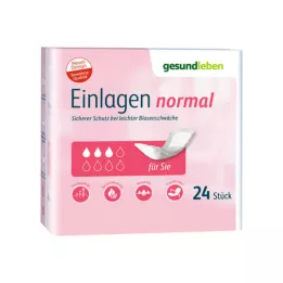 GESUND LEBEN Indlægssåler normale, 24 stk