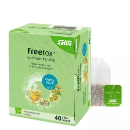FREETOX Tea Goldenrod-Chamomile Organic Salus filterposer, 40 stk