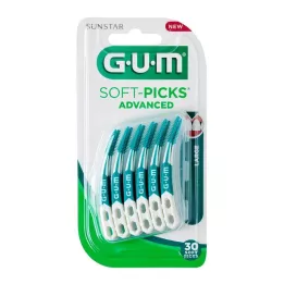 GUM Soft Picks Advanced large, 30 stk