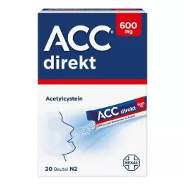 ACC direkte 600 mg pulver til oral brug i breve, 20 stk