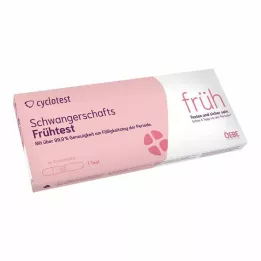 CYCLOTEST Tidlig graviditetstest 10 mlU/ml Urin, 1 stk