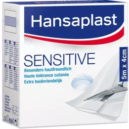 HANSAPLAST Følsomme plastre 4 cmx5 m rulle, 1 stk