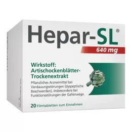 HEPAR-SL 640 mg filmovertrukne tabletter, 20 stk