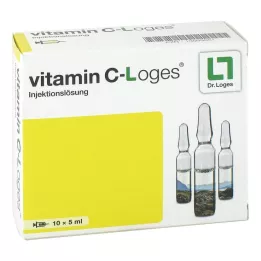 VITAMIN C-LOGES Injektionsvæske, opløsning, 10X5 ml