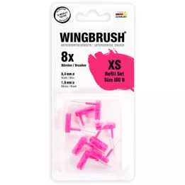 WINGBRUSH Refill Sæt Interdentalb.ISO 0 lille, 8 stk