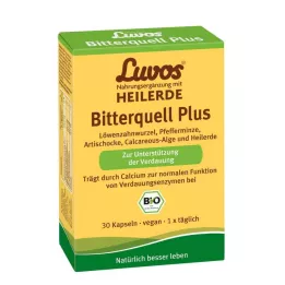 LUVOS Helbredende ler organisk bitter fjeder plus kapsler, 30 stk
