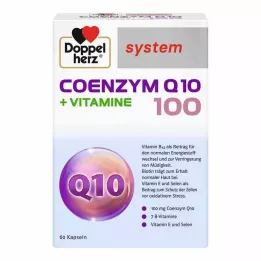 DOPPELHERZ Coenzym Q10 100+Vitaminer systemkapsler, 60 stk