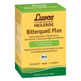 LUVOS Healing Earth Bio Bitterquell Plus Kapsler, 60 stk