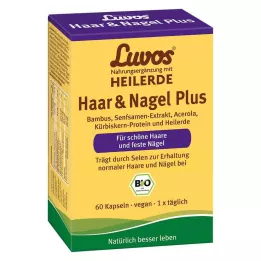 LUVOS Healing Clay Organic Hair &amp; Nail Plus Kapsler, 60 stk