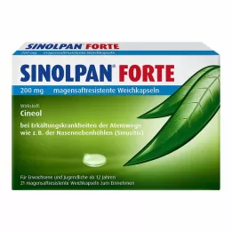 SINOLPAN forte 200 mg gastro-resistente bløde kapsler, 21 stk