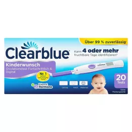 CLEARBLUE Ægløsningstest avanceret &amp; digital, 20 stk