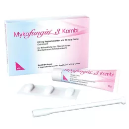 MYKOFUNGIN 3 combi 200 mg vaginale tabletter + 10 mg/g Cre., 1 pakning
