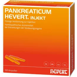 PANKREATICUM Hevert injekt ampuller, 100 stk