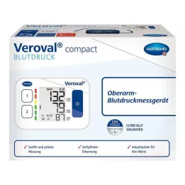 VEROVAL kompakt overarms blodtryksmåler, 1 stk