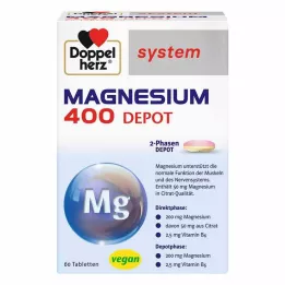 DOPPELHERZ Magnesium 400 Depot system tabletter, 60 stk