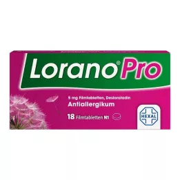 LORANOPRO 5 mg filmovertrukne tabletter, 18 stk