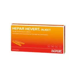 HEPAR HEVERT sprøjteampuller, 10 stk