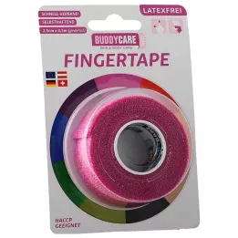 FINGERTAPE latexfri BUDDYCARE MED pink, 1 stk