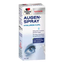 DOPPELHERZ Øjenspray Hyaluron 0,3% system, 10 ml