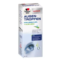 DOPPELHERZ Øjendråber Hyaluron 0,3% system, 10 ml