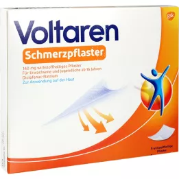 VOLTAREN Smerteplaster 140 mg aktivstofplaster, 5 stk