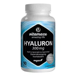 HYALURONSÄURE 300 mg højdosis veganske kapsler, 90 stk