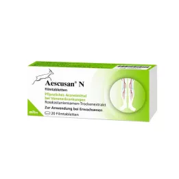 AESCUSAN N filmovertrukne tabletter, 20 stk