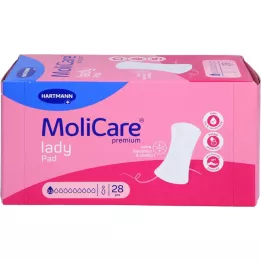 MOLICARE Premium dameunderlag 0,5 dråber, 28 stk