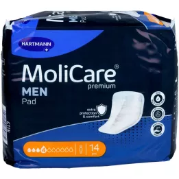 MOLICARE Premium MEN Pad 4 dråber, 14 stk