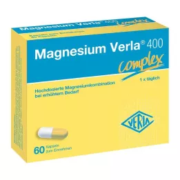 MAGNESIUM VERLA 400 kapsler, 60 stk