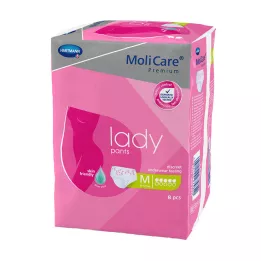 MOLICARE Premium damebukser 5 dråber M, 8 stk
