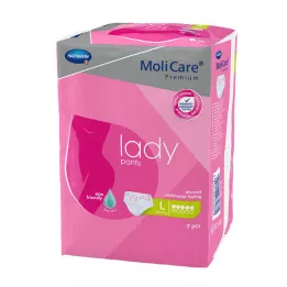 MOLICARE Premium damebukser 5 dråber L, 7 stk