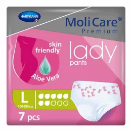 MOLICARE Premium damebukser 7 dråber L, 7 stk