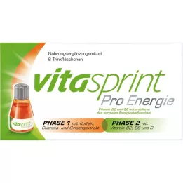 VITASPRINT Pro Energy Drink Flasker, 8 stk
