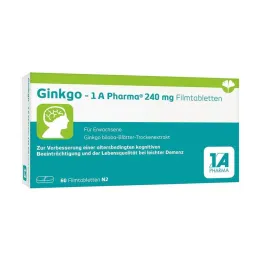Ginkgo – 1 A Pharma® 240 mg filmovertrukne tabletter, 60 stk