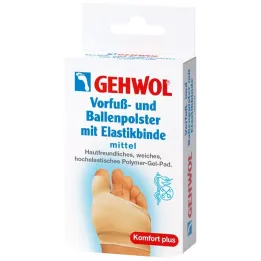 Gehwol forfod og fodkugle polstring med elastisk bandage medium, 1 stk