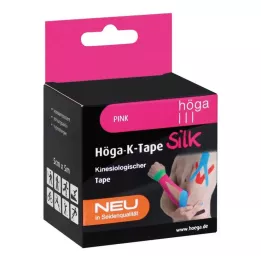 HÖGA-K-TAPE Silke 5 cmx5 m l.fr.pink kinesiol.tape, 1 stk