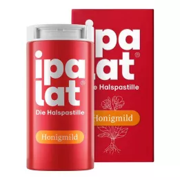 IPALAT Halstabletter honning mild uden mentol sukkerfri, 40 stk