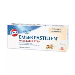 EMSER Pastiller halspastiller med ingefær sukkerfri, 30 stk