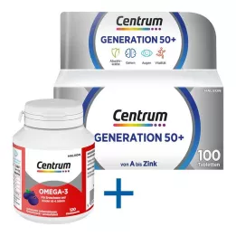 CENTRUM Generation 50+ tabletter, 100 stk