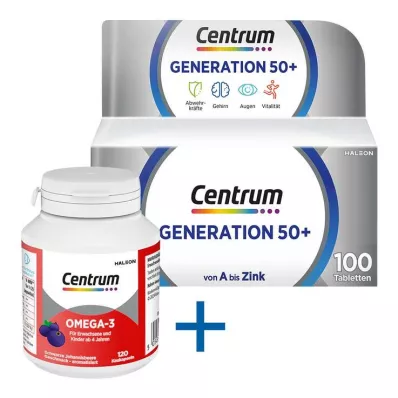 CENTRUM Generation 50+ tabletter, 100 stk