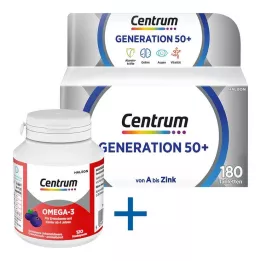 CENTRUM Generation 50+ tablets, 180 stk