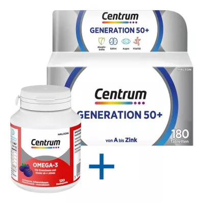CENTRUM Generation 50+ tablets, 180 stk CENTRUM Generation 50+ tablets, 180 stk