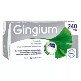 GINGIUM 240 mg filmovertrukne tabletter, 80 stk