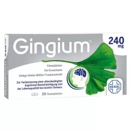 GINGIUM 240 mg filmovertrukne tabletter, 20 stk